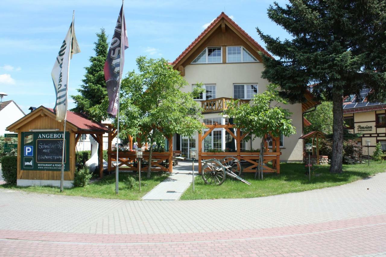 Pension Spreewaldstube Vetschau Esterno foto